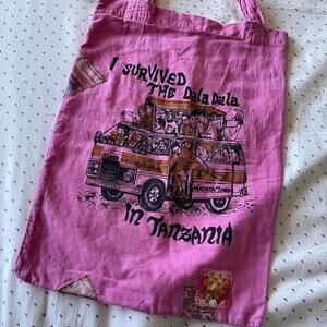 Reworked/upcycled tote bag